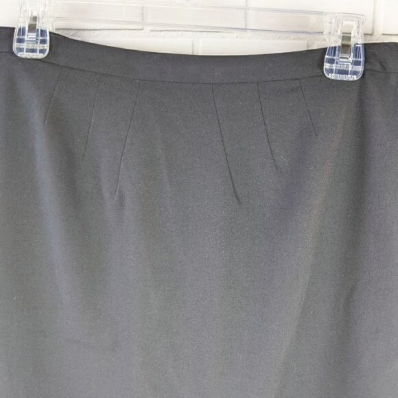 Worthington Black Straight Skirt Women's 8 - Picture 2 of 5